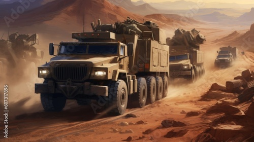 Military Cover The Convoy Game Artwork