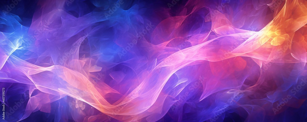 Abstract Electric Energy Background Generative AI