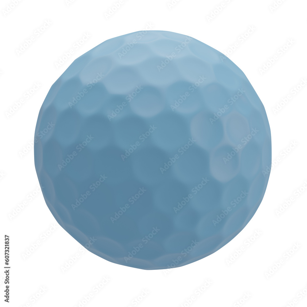 3D Golf Ball Illustration