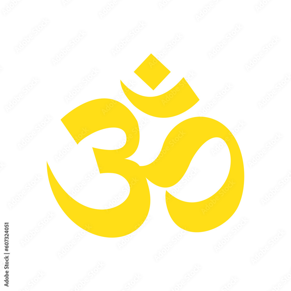 Om Aum Hindu Religion Vector Illustration Icon best use for meditation, printing and social media design. Om Aum Hindu Religion Vector Illustration Icon best use for meditation, printing and social media design.