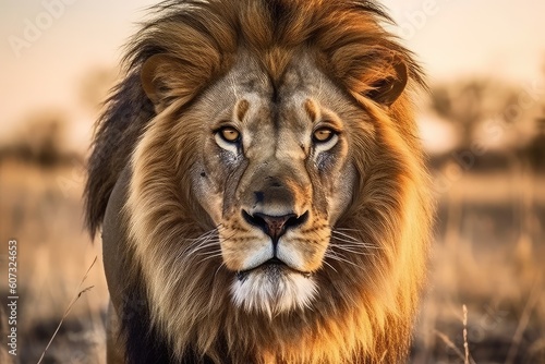 portrait of a lion © Man888