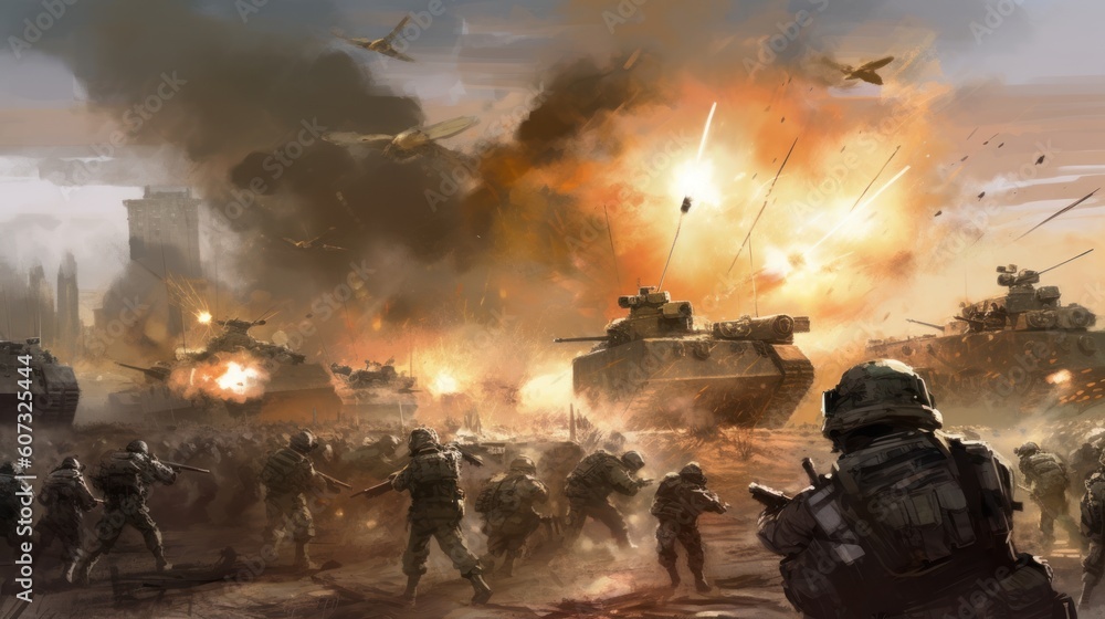 Military Game Artwork