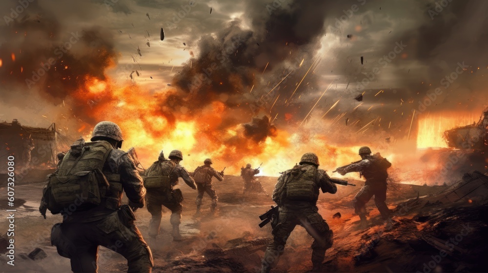 Military Game Artwork