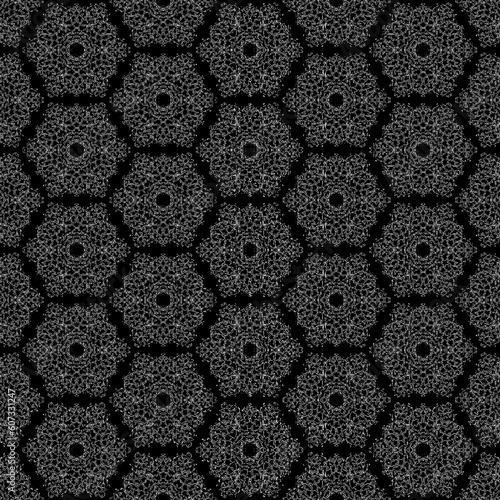 black and white seamless pattern