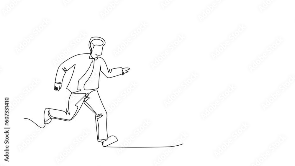 Self drawing animation of single one line draw businessman chasing dollar symbol, trying to catch it, return his money. ROI, return on investment business. Continuous line draw. Full length animated Self drawing animation of single one line draw businessman chasing dollar symbol, trying to catch it, return his money. ROI, return on investment business. Continuous line draw. Full length animated