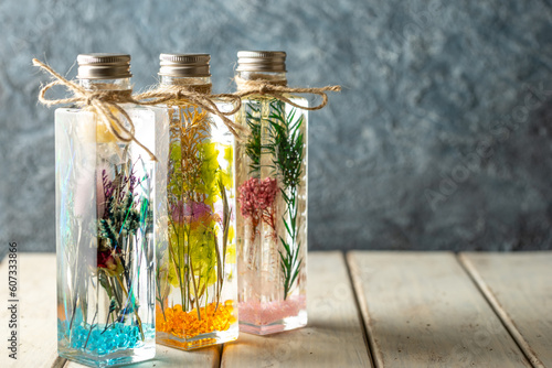 ハーバリウムの写真素材