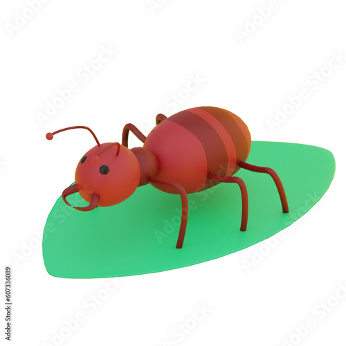 3D Ant Illustration