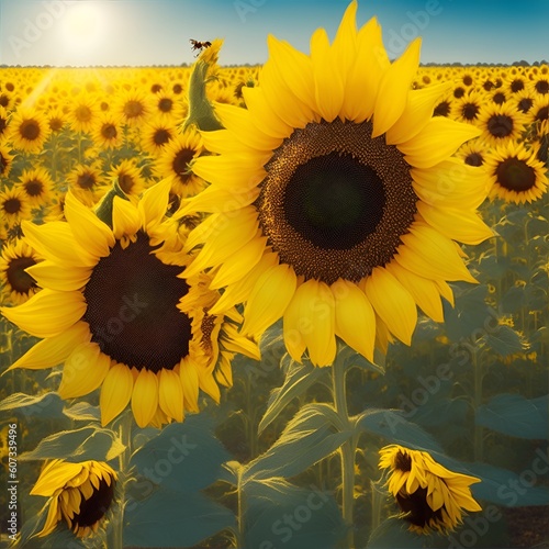 sunflowers in the field