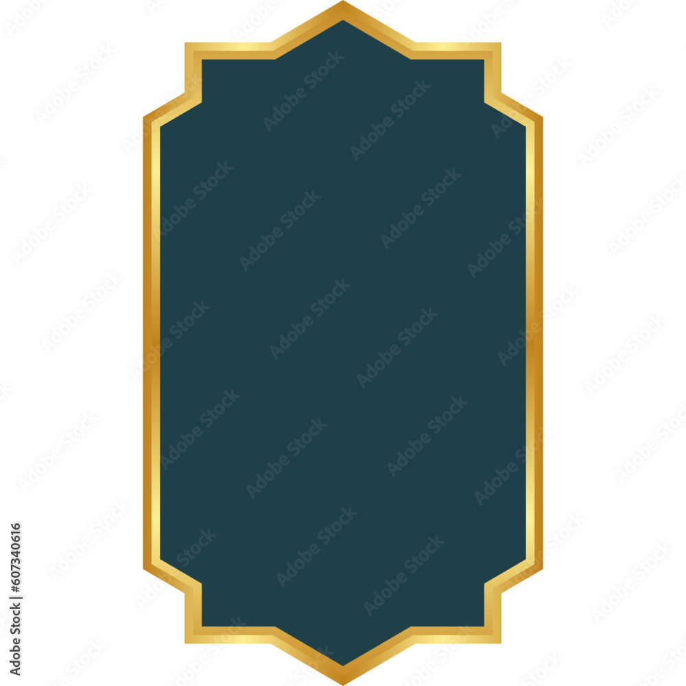 Gold Islamic Decoration Element Gold Islamic Decoration Element
