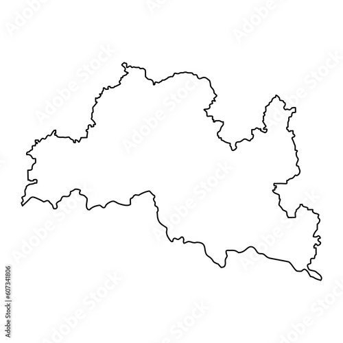 Smolyan Province map  province of Bulgaria. Vector illustration.
