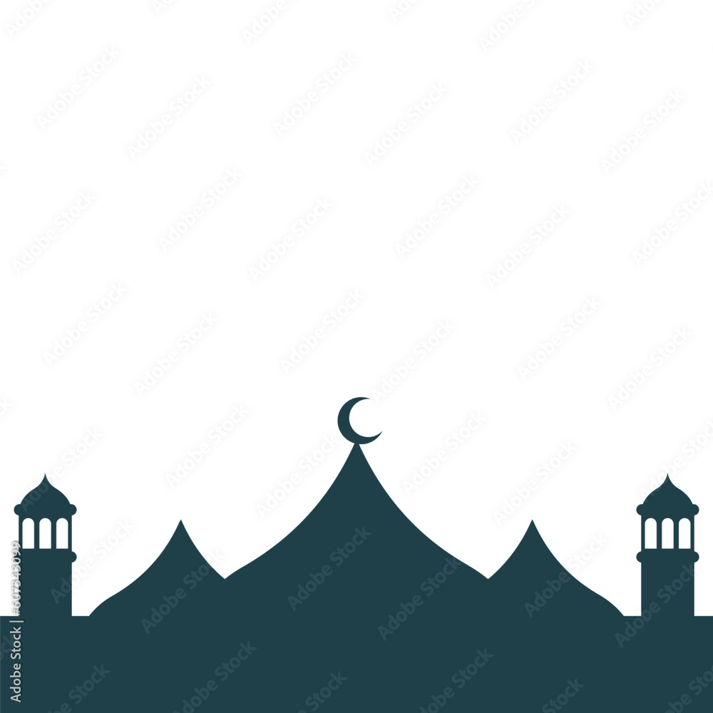 Mosque Silhouette Shape Mosque Silhouette Shape