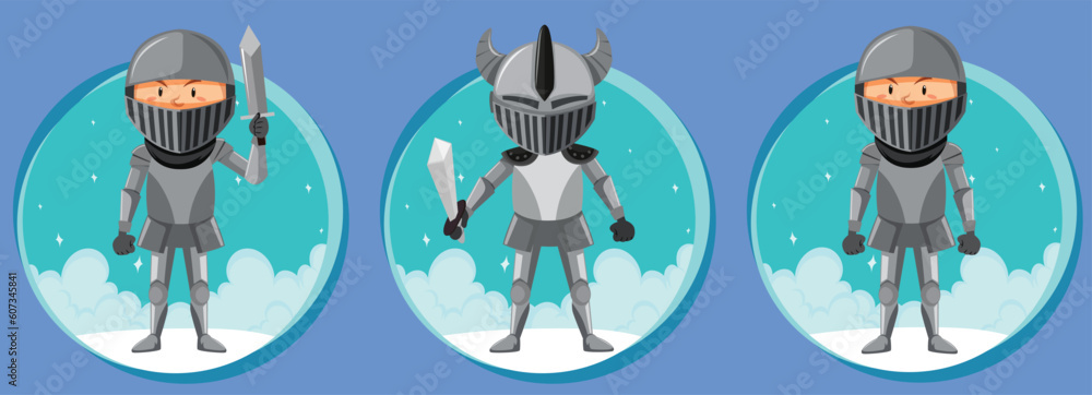 A set of fantasy character by the greatest graphics A set of fantasy character by the greatest graphics