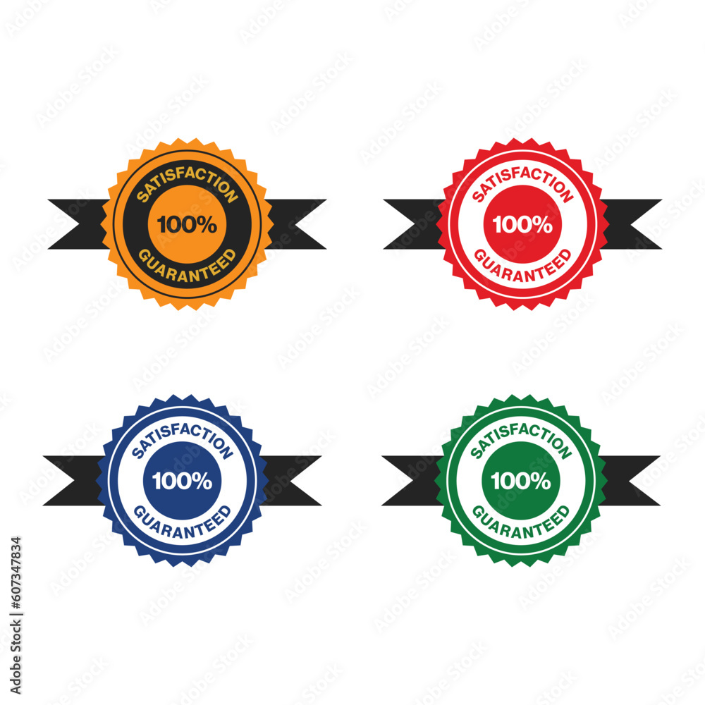 100% satisfaction guaranteed badge available as a free vector graphic
100% satisfaction guaranteed badge available as a free vector graphic