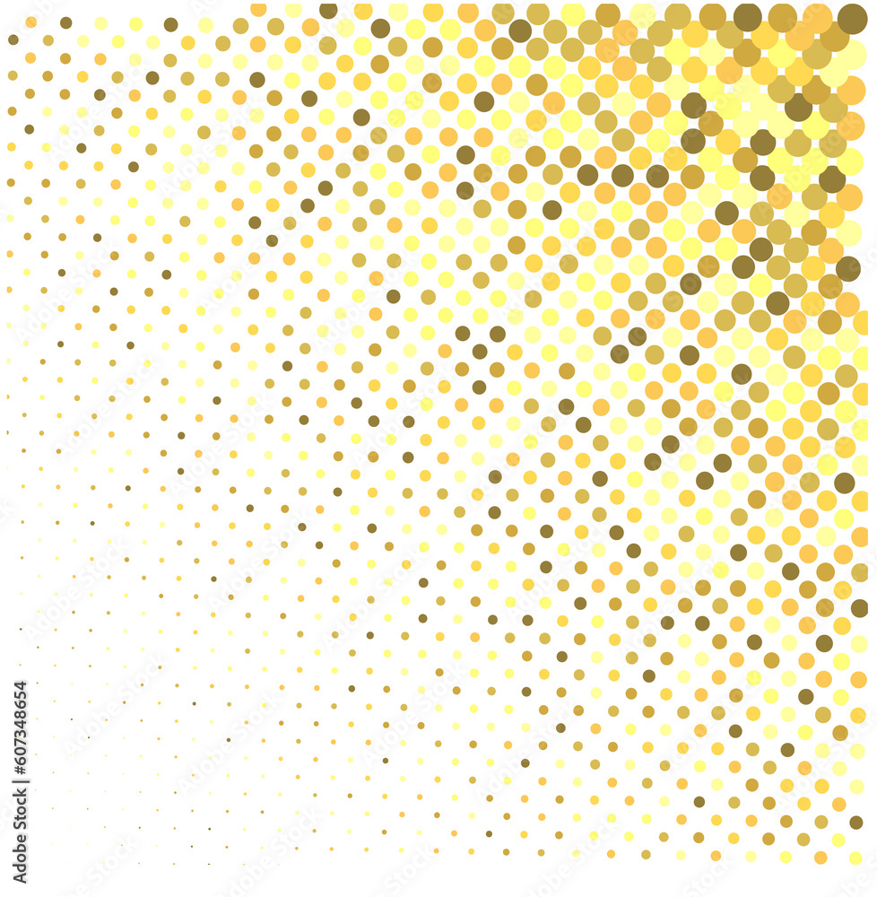 pattern with  yellow dots