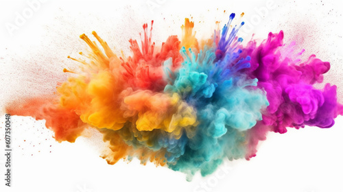 Lebendige Farben: Regenbogen Holi-Farbpulver im Aufwind