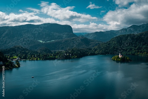 Overview of Bled lake