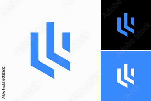 letter lw logo vector premium template