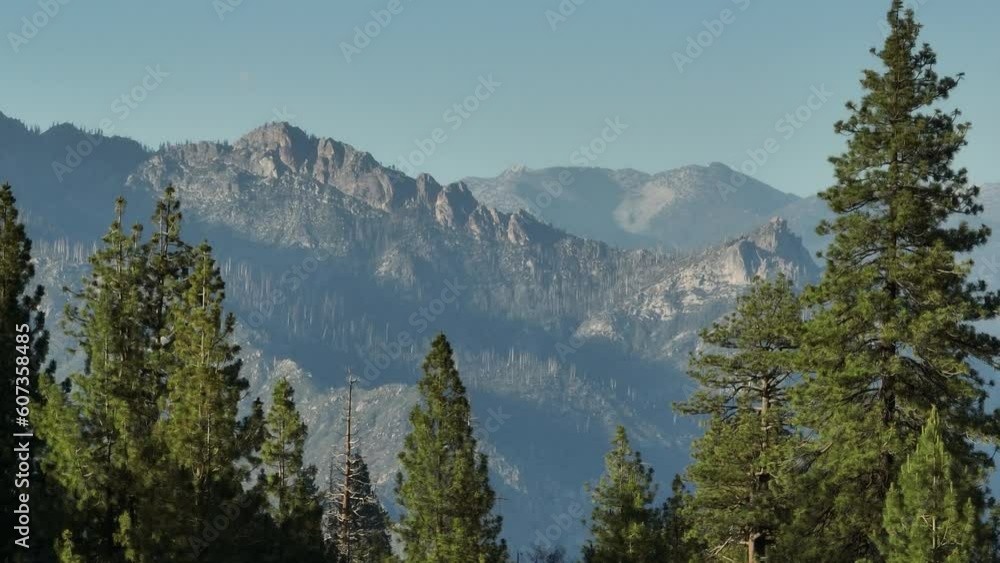 Beautiful view of Sequoia Kings Canyon National Park in California Beautiful view of Sequoia Kings Canyon National Park in California