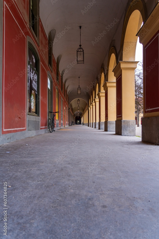 Obraz premium Vertical shot of the corners in Munich, Bavaria, Germany