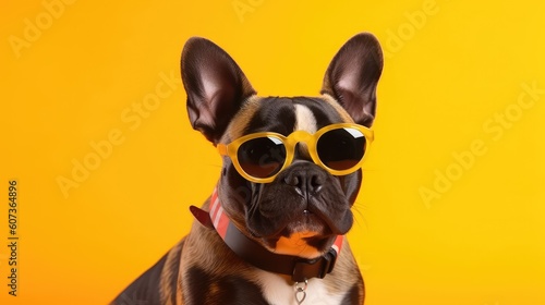 Cool dog with sunglasses © ZEKINDIGITAL
