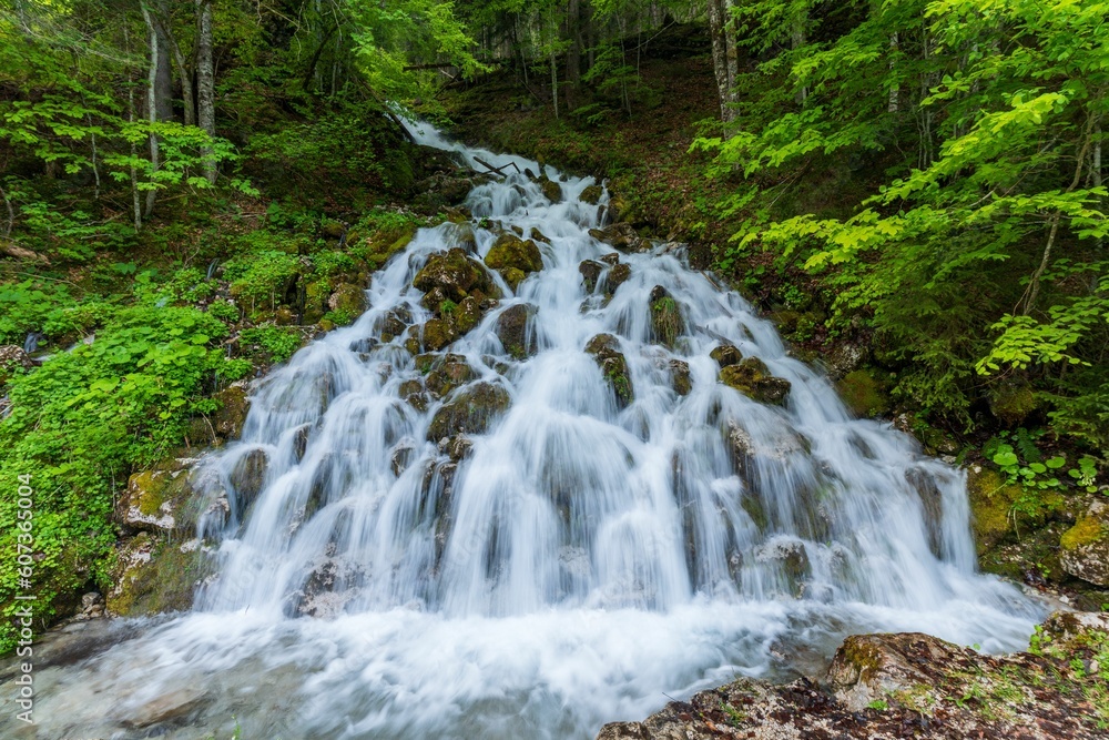 Beautiful view of a waterfall Beautiful view of a waterfall