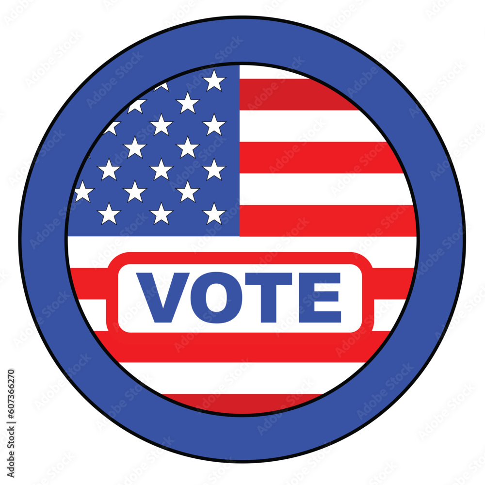 USA Vote Button USA Vote Button
