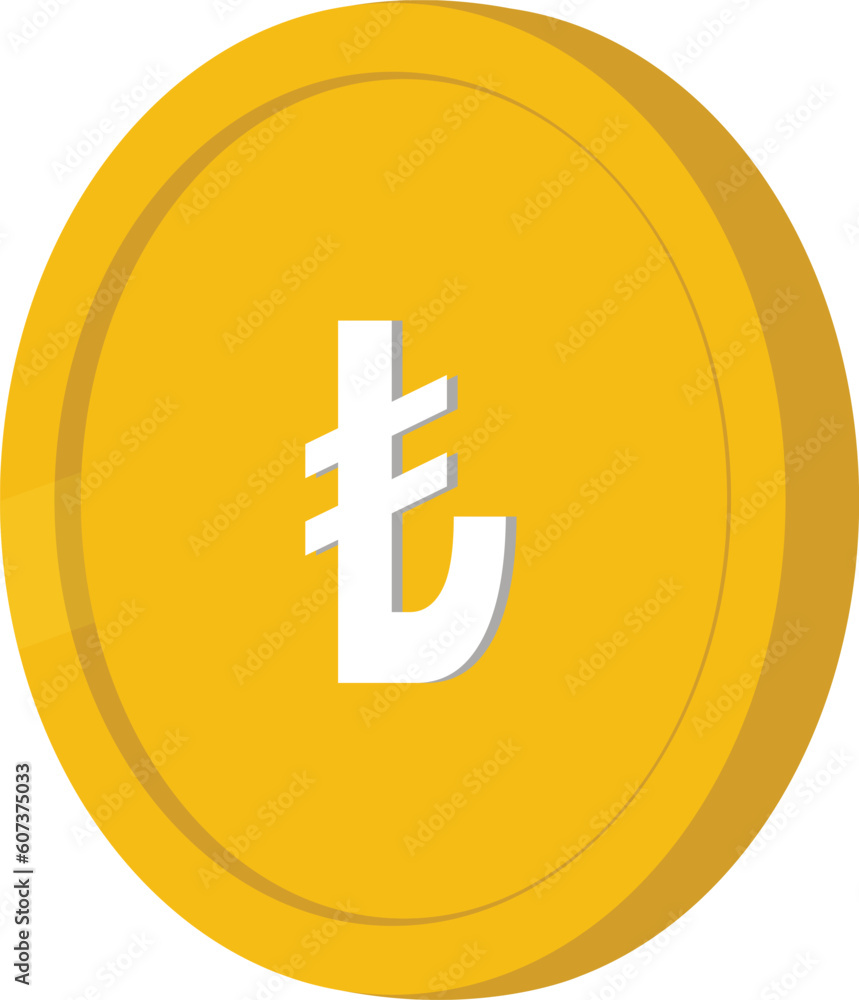 Fototapeta premium Turkey Lira currency symbol