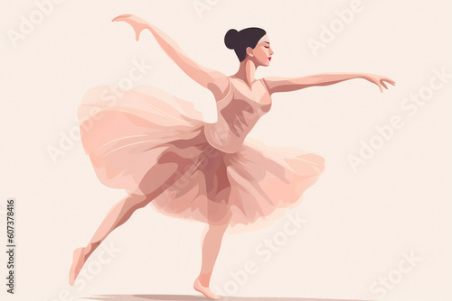 Ballet dancer. Generative AI