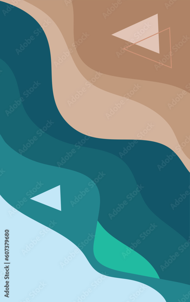 vector design, cool and cute abstract background illustration