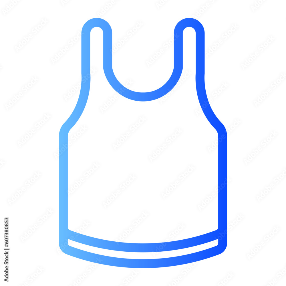 Sleeveless gradient icon Sleeveless gradient icon