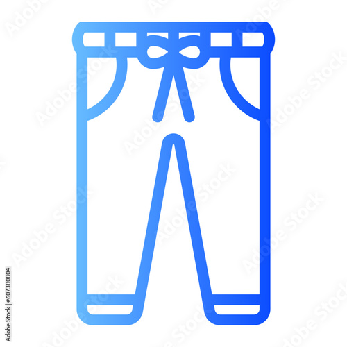 sweatpants gradient icon