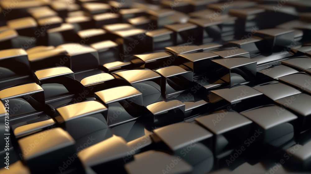 Fototapeta premium Ethereal Reflections: A Harmonious Interplay of Light and Shadow. Generative AI