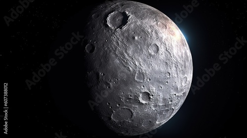 Ceres is a dwarf planet, the only one that orbits in the asteroid belt.Generative AI photo