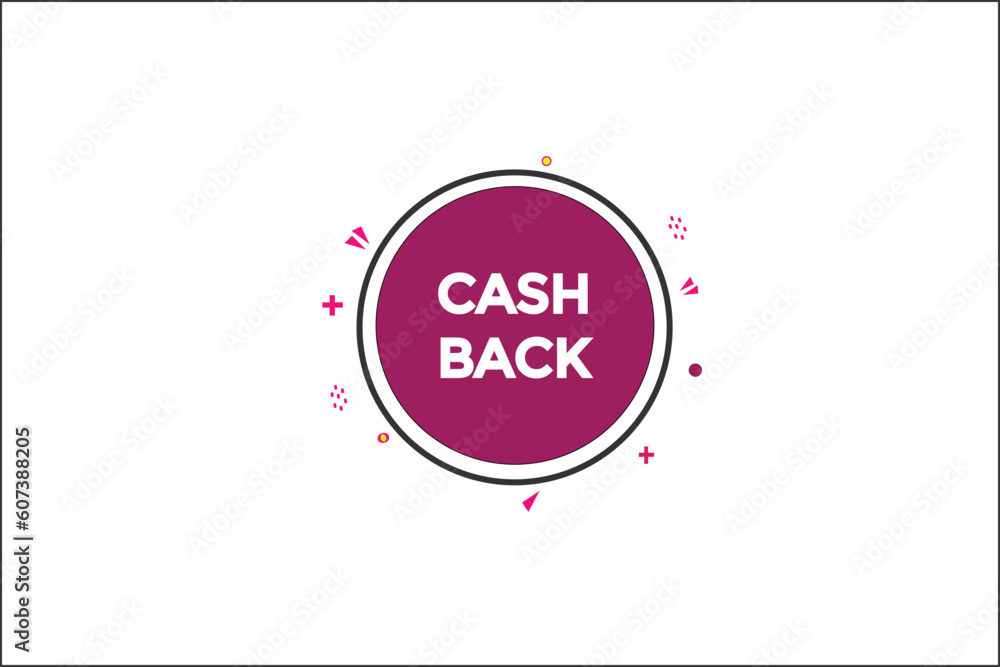 cash back vectors, sign, level bubble speech cash back
