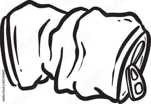 Crushed Soda Cola Steel Can Cartoon Illustration in Vector Used to Recycle or as Rubbish Thrown Away