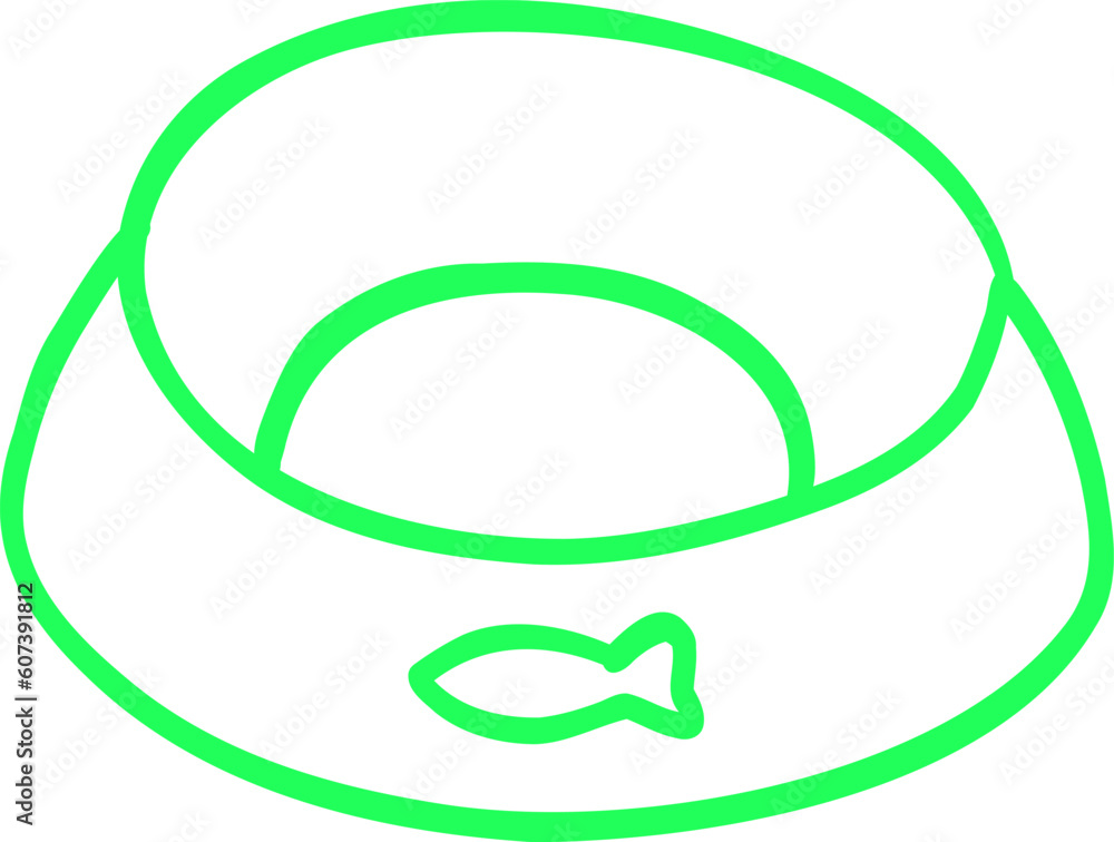 Doodle cat bowl Doodle cat bowl