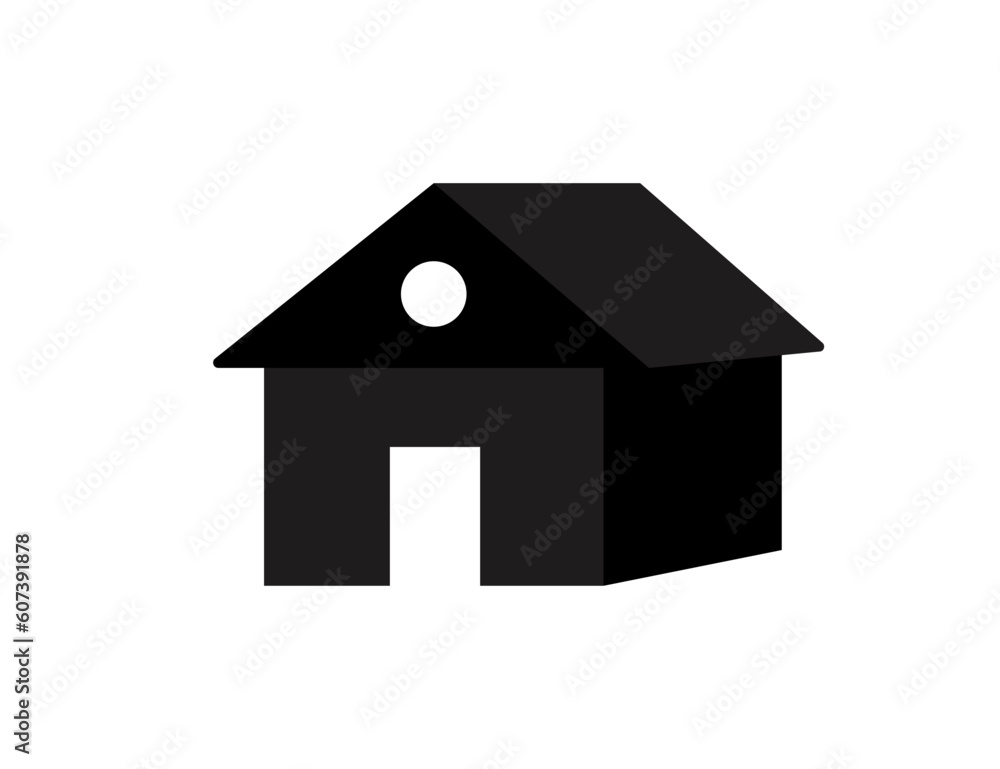 Icon house with open doors. Welcome. Vector. Icon house with open doors. Welcome. Vector.