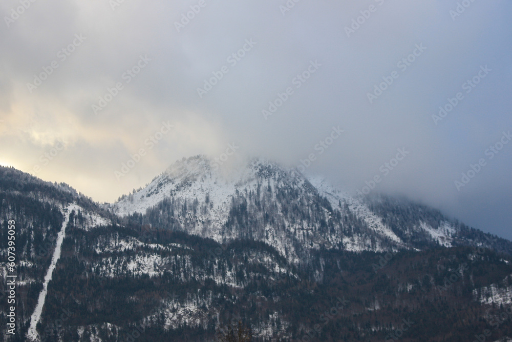 Obraz premium Snowy mountain