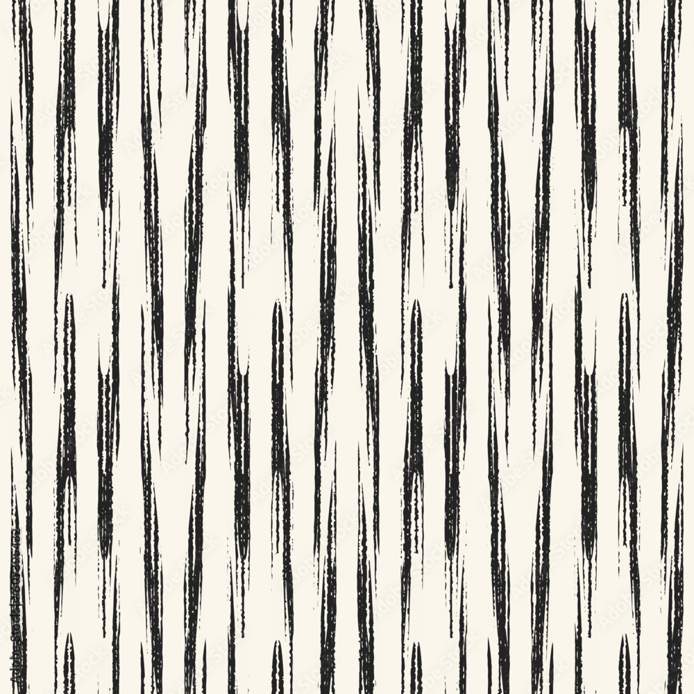 Monochrome Grain Stroke Textured Broken Striped Pattern Monochrome Grain Stroke Textured Broken Striped Pattern
