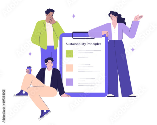 Implementation of sustainable practises in HR manager work set.