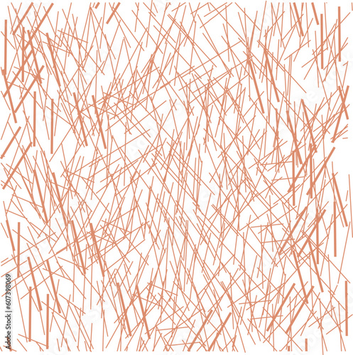 Sticks form scattered straw or grass.