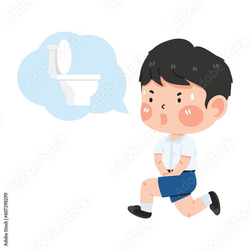 Kid Want to go to the bathroom
