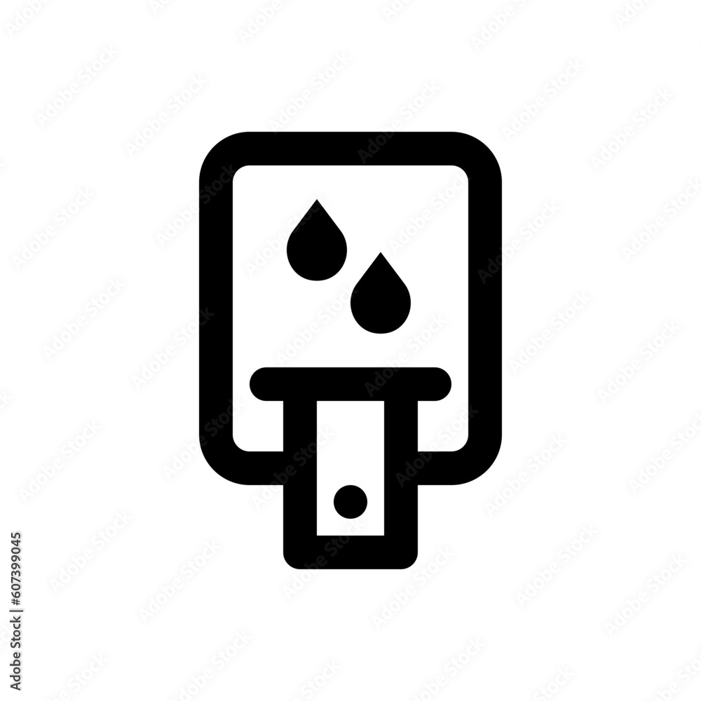 glucosemeter line icon glucosemeter line icon