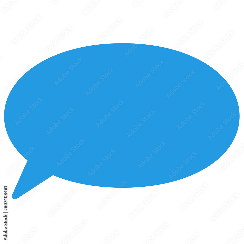 Simple Speech Bubble Shape Simple Speech Bubble Shape
