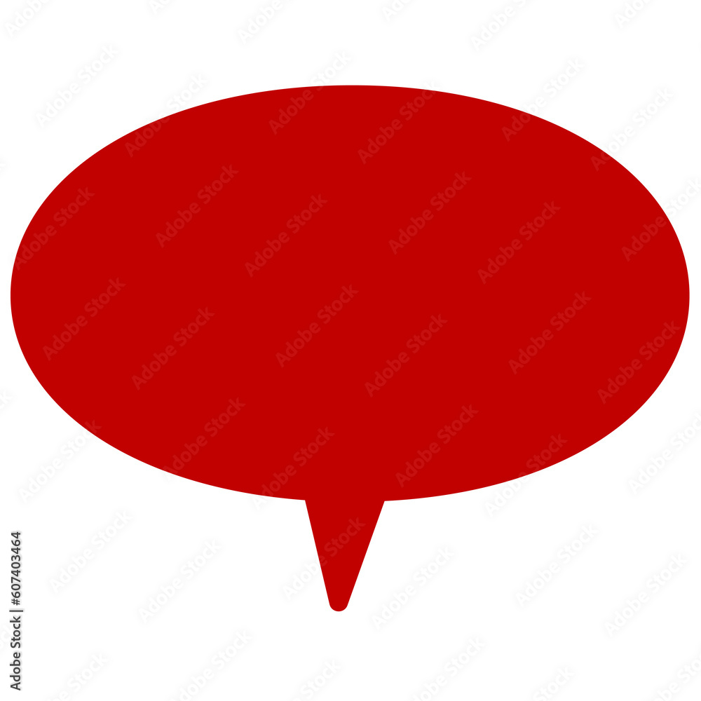 Simple Speech Bubble Shape Simple Speech Bubble Shape