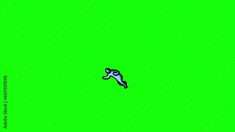 Hard working man figure pulling something green screen. Cartoon color doodle crazy black outline single character isolated walking animation good for any use. Hard working man figure pulling something green screen. Cartoon color doodle crazy black outline single character isolated walking animation good for any use.