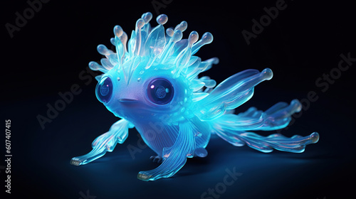 3d cute creatures illustration