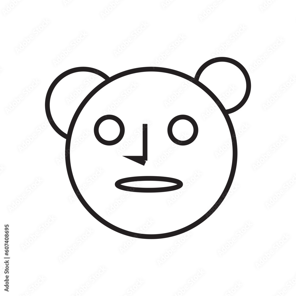 doll icon design template vector doll icon design template vector