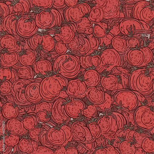 Seamless Colorful Tomato Pattern.

Seamless pattern of tomatos in colorful style. Add color to your digital project with our pattern!