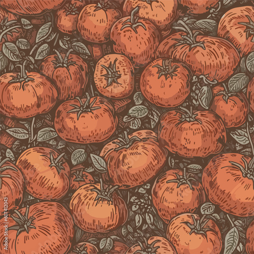 Seamless Colorful Tomato Pattern.

Seamless pattern of tomatos in colorful style. Add color to your digital project with our pattern!